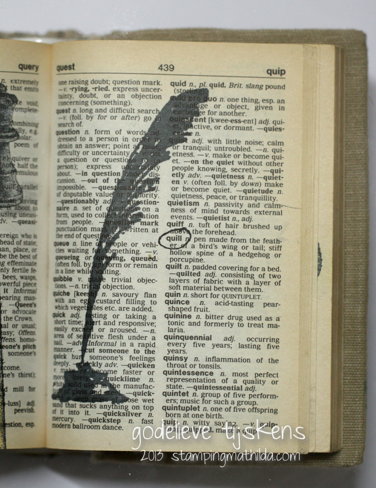 StampingMathilda Dictionary Quill