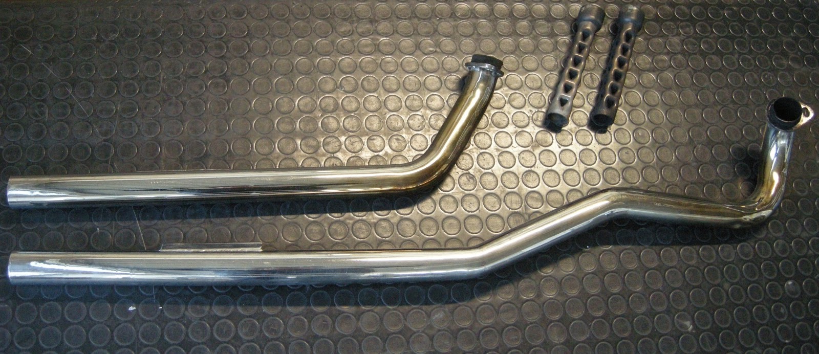 Shack Fabrications Harley vintage used Shovelhead Shotgun exhaust