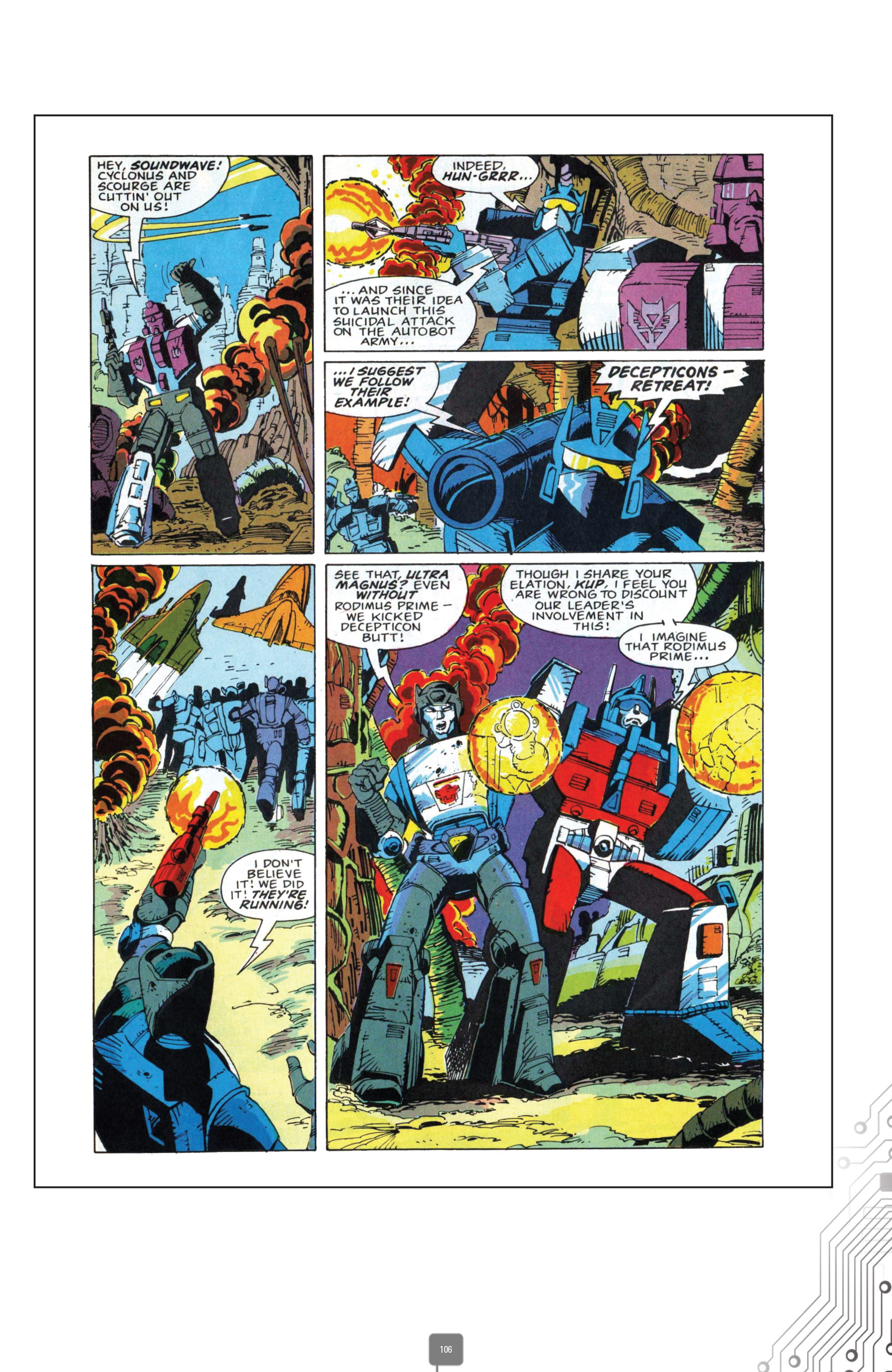 Read online The Transformers Classics UK comic -  Issue # TPB 5 - 107