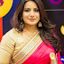 Pooja Gandhi Hip Navel Show In Traditional Red Saree