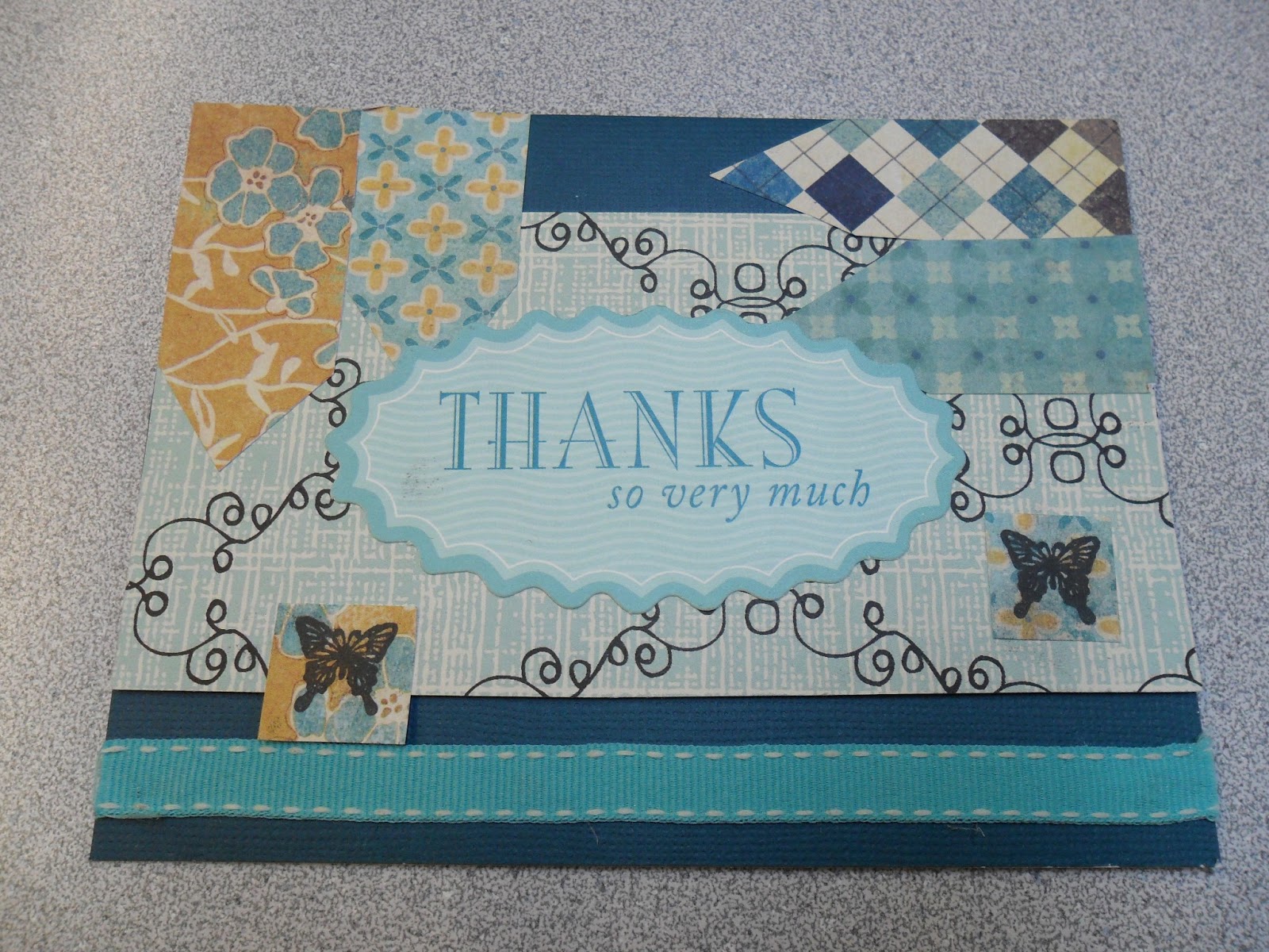 Fawn in BC Homemade Thank you Card