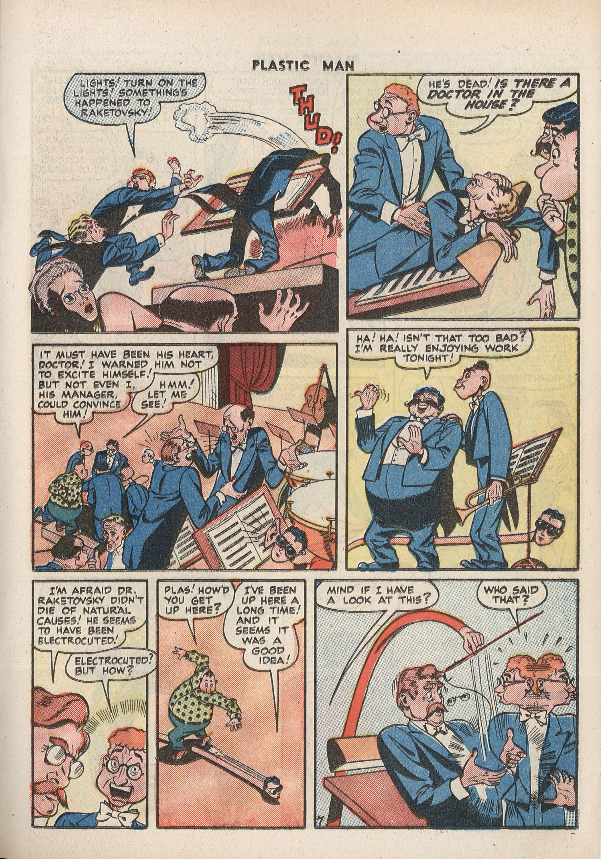 Read online Plastic Man (1943) comic -  Issue #8 - 21