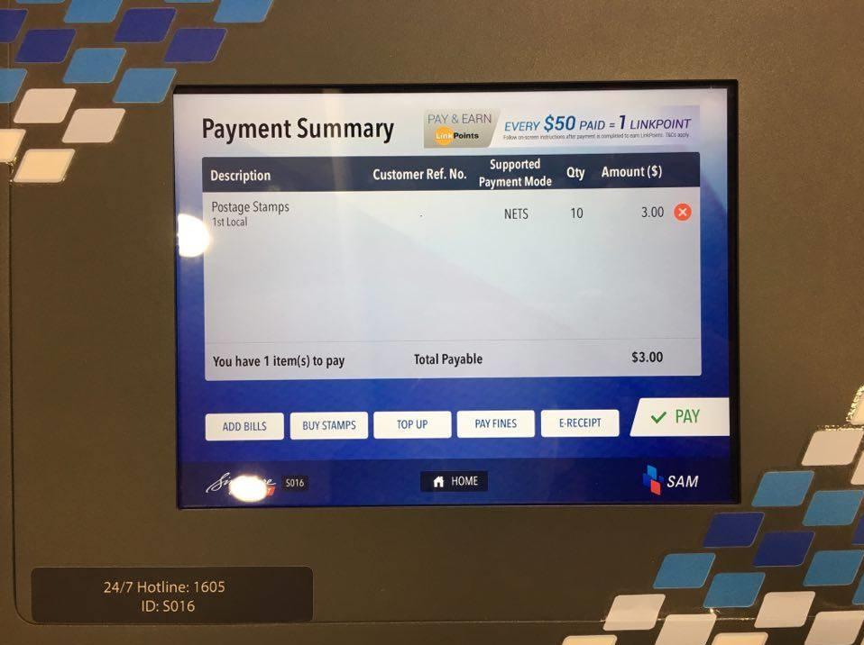 Gulfmann ATM Collection SINGAPORE New SAM Machine