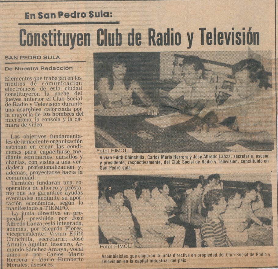 La Radio en Honduras Galeria de Imagenes de la "Vieja Escuela de Radio