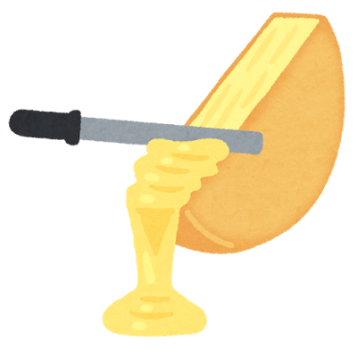 ラクレットチーズのイラスト