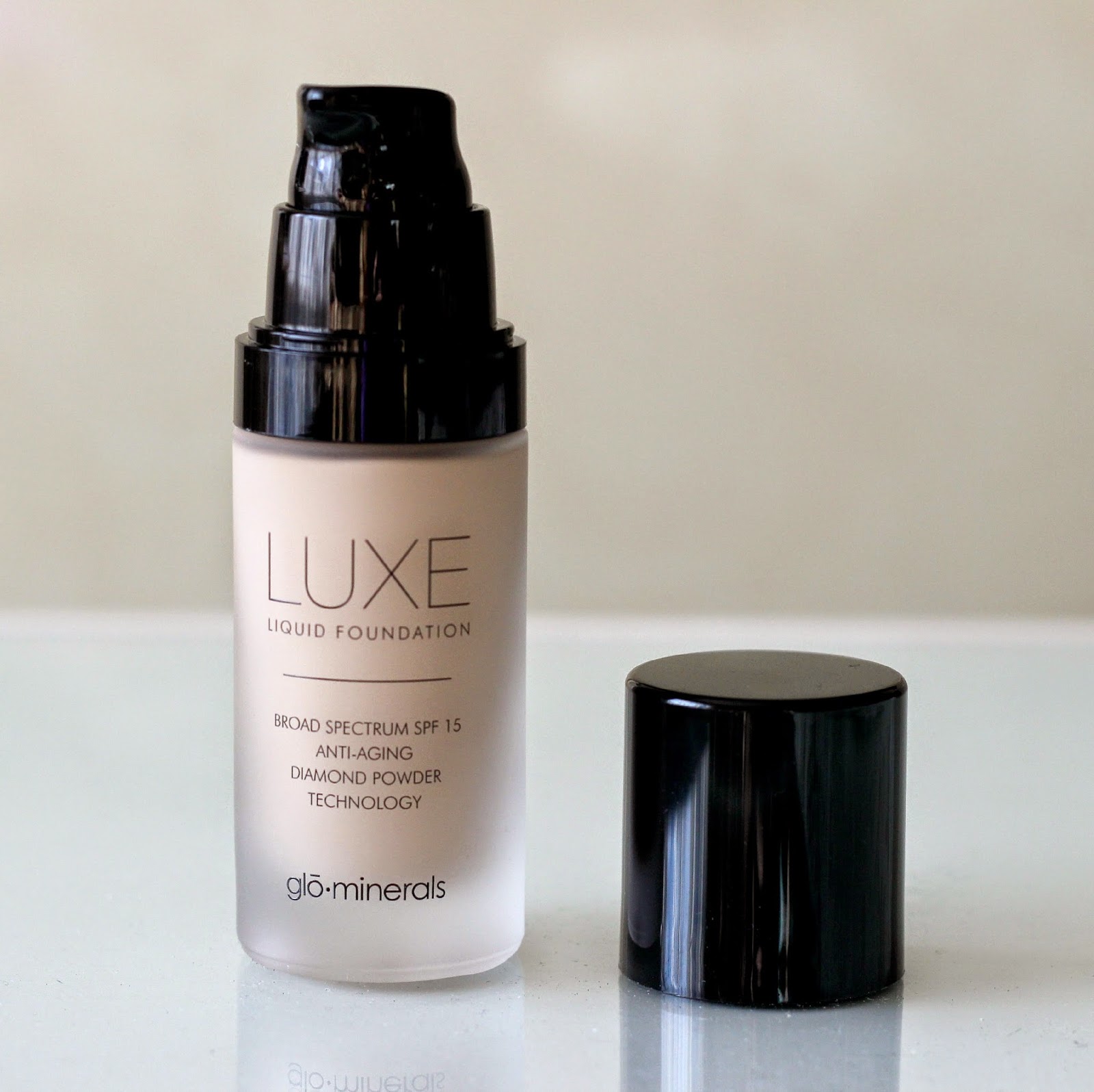 Glo Minerals Luxe Liquid Foundation SPF 15 and Luxe Foundation Brush