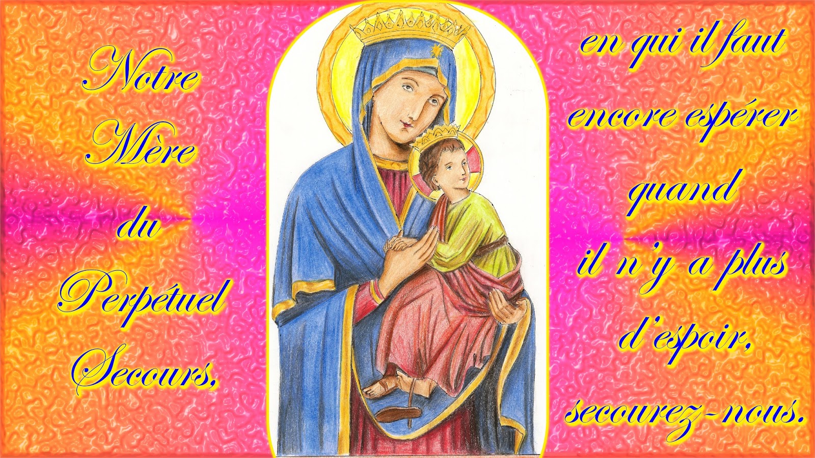 Montfort AJPM À NOTREDAME du PERPÉTUELSECOURS (cantique sur les Ave