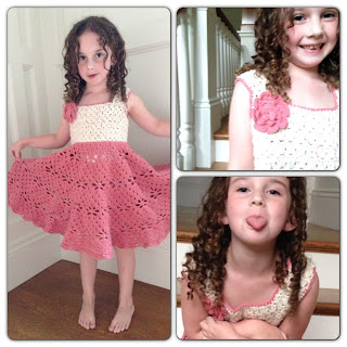 Annoo S Crochet World Little Girl Vintage Dress Free Pattern