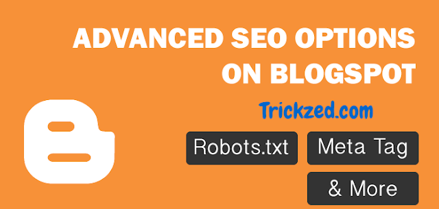 Advanced SEO Options on BlogSpot