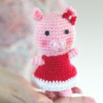 patron gratis cerdo amigurumi | free pattern amigurumi pig