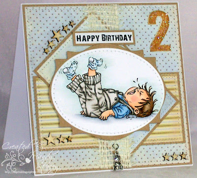 A Sprinkling of Glitter: Terrible Two's - Addicted To Stamps DT Card ...
