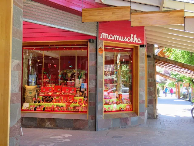 Mamuschka Chocolate store in Villa La Angostura along the Ruta de Siete Lagos near Bariloche