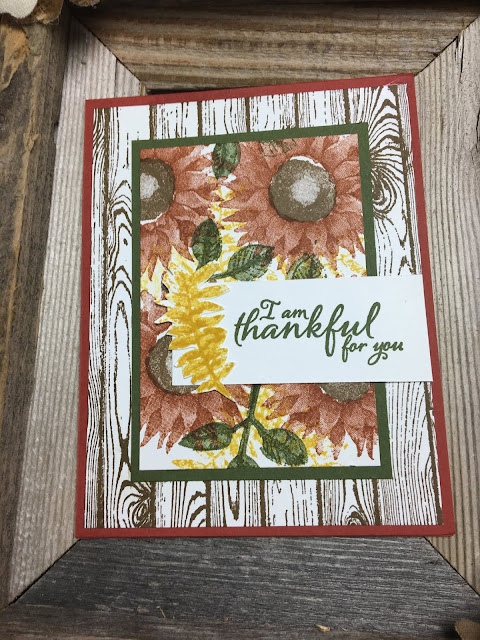 Stampin' Up!, Painted Harvest, Annual Catalog, Hardwood Background Stamp