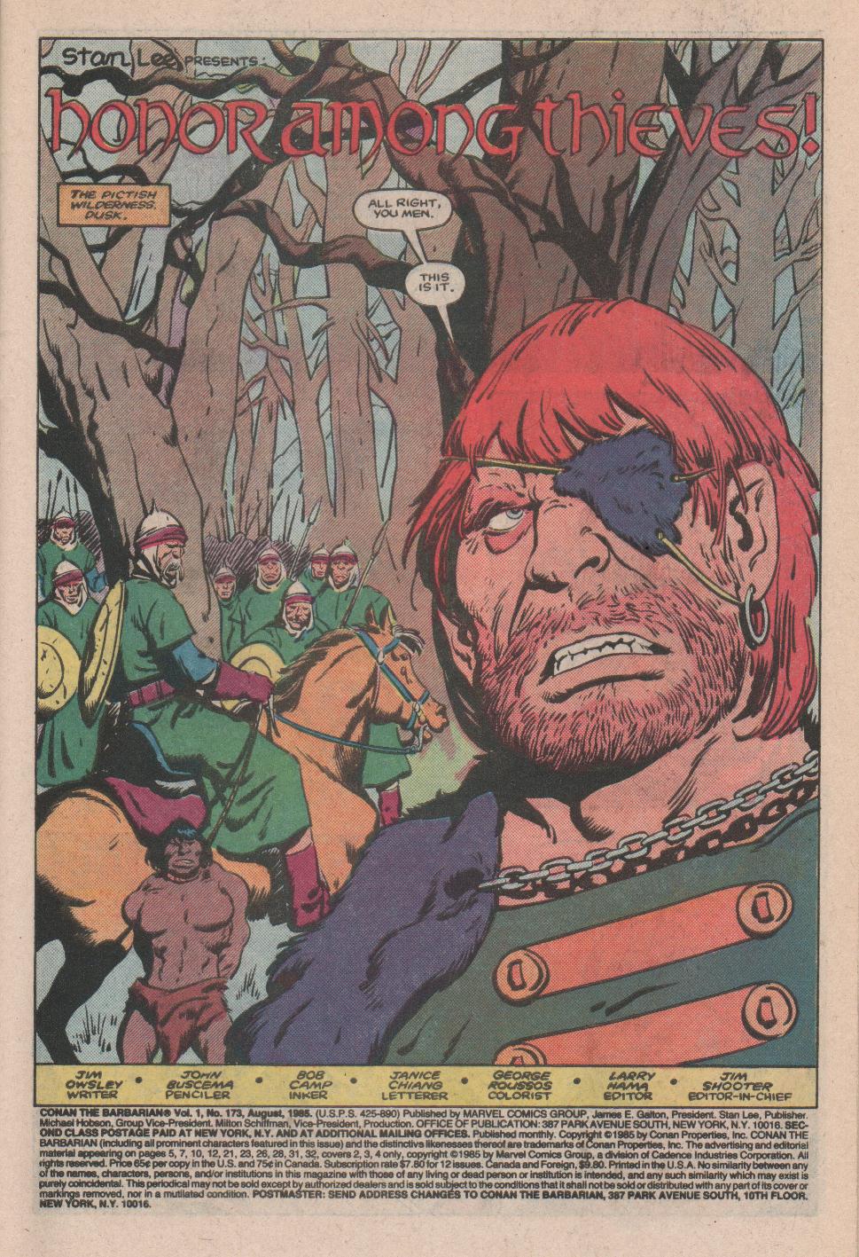 Conan the Barbarian (1970) Issue #173 #185 - English 2