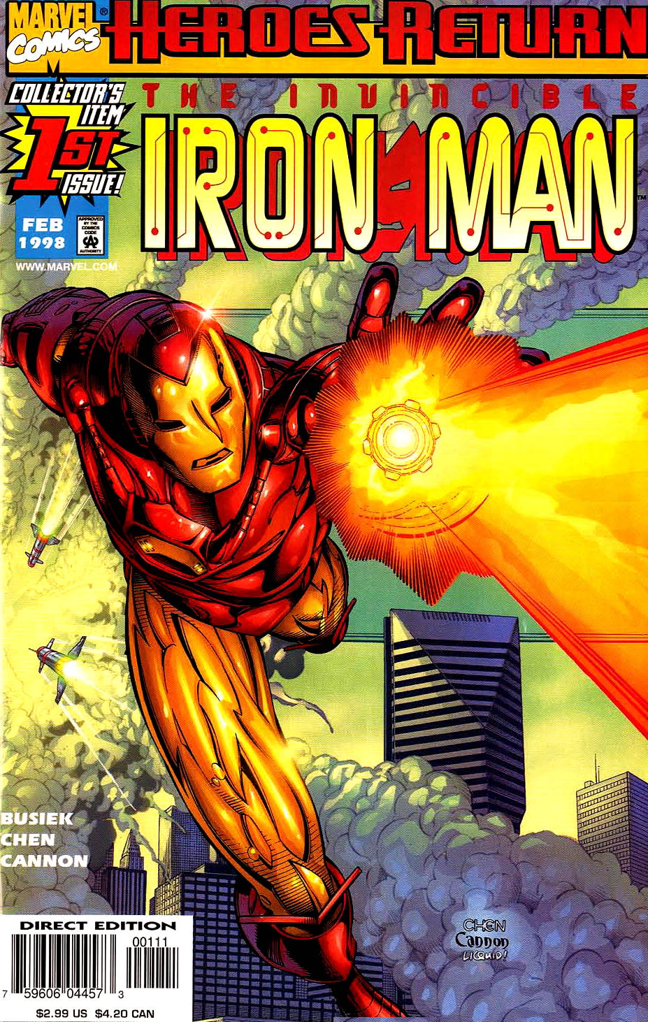 Read online Iron Man (1998) comic -  Issue #1 - 1