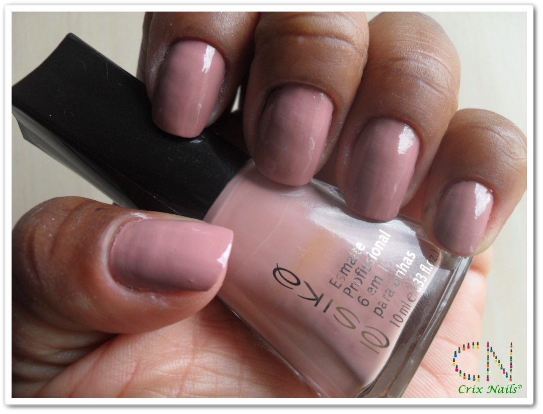 Crix Nails: Unha do Dia: Rosa Romance - Ésika