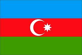 Bandera de Azerbaiyán Dibujo de la bandera de Azerbaiyán a colores