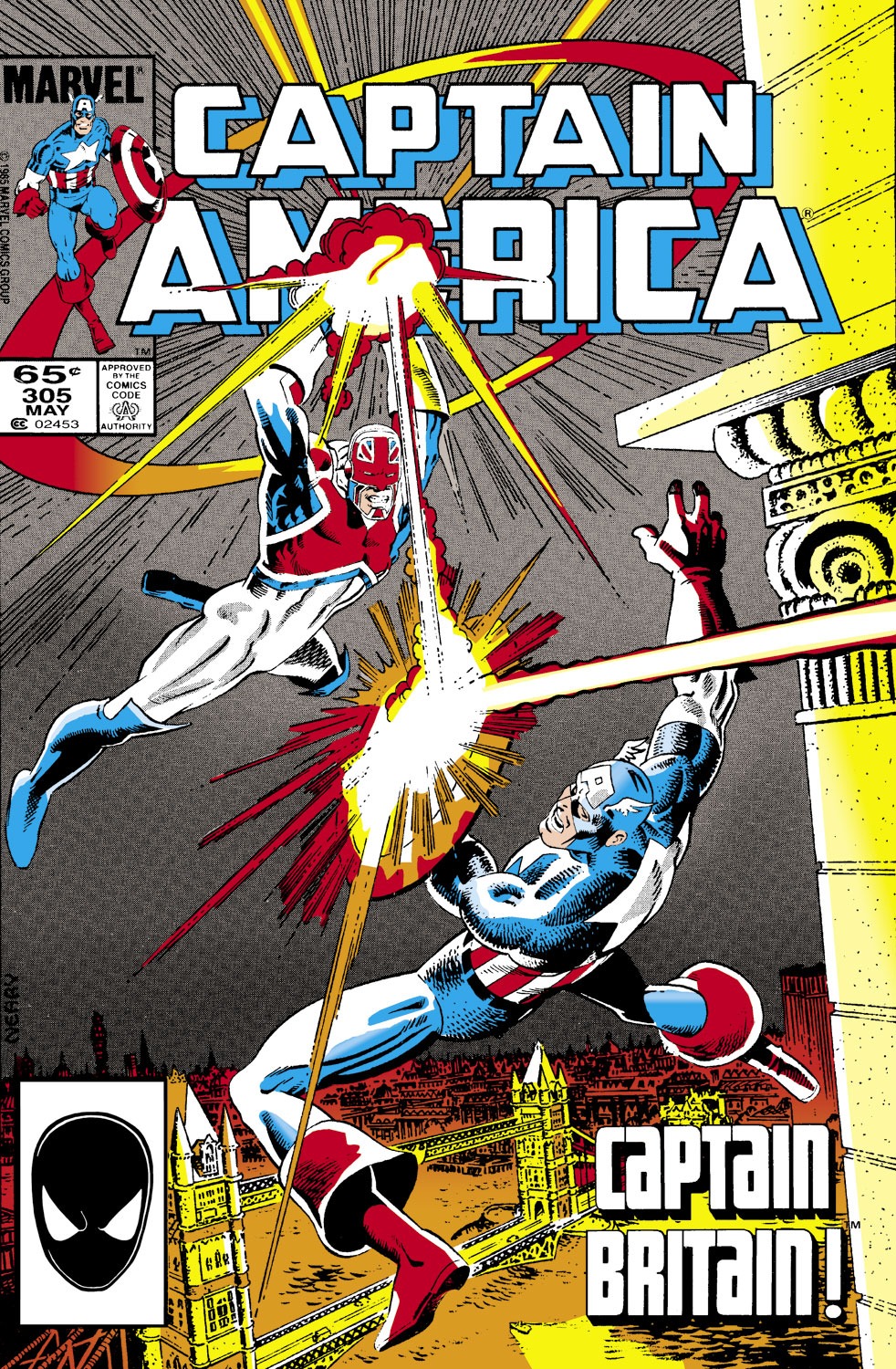 Read online Captain America (1968) comic -  Issue #305 - 1