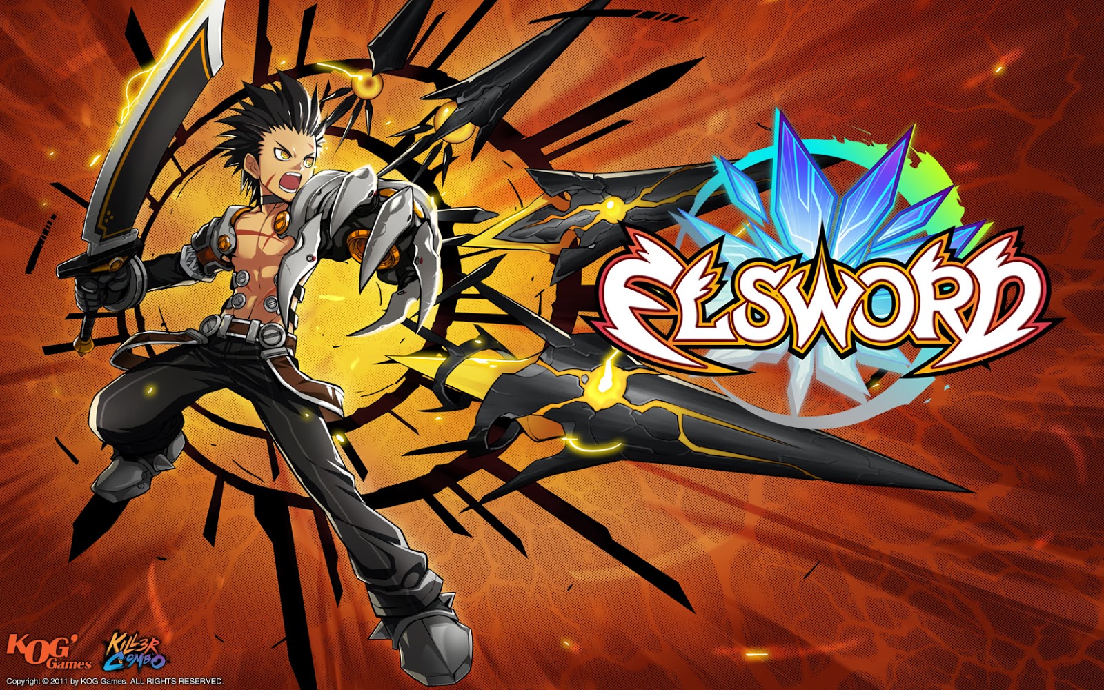 KamiNoBeniMizu Online Games: Elsword Raven Wallpapers