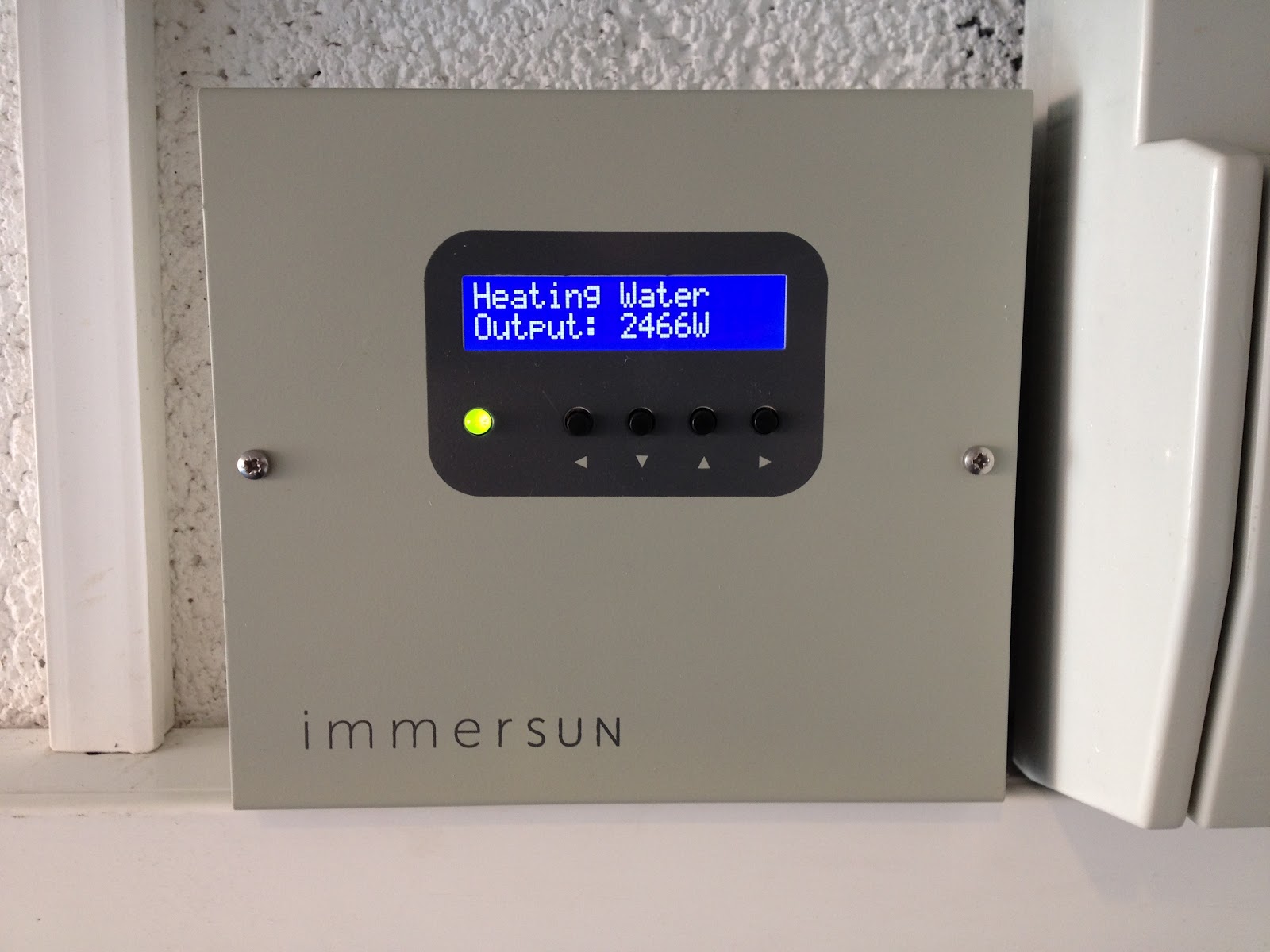 Latest Installations Immersun Solar PV immersion heater unit installed