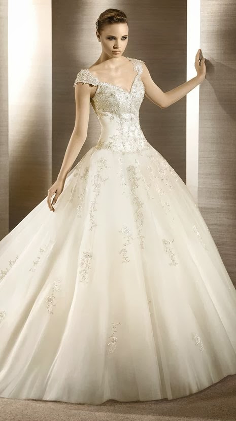 Link Camp: Cinderella Ball Gown Wedding Dress Collection 2014 (35)