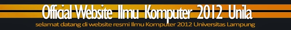 Official Website Ilmu Komputer 2012 Unila