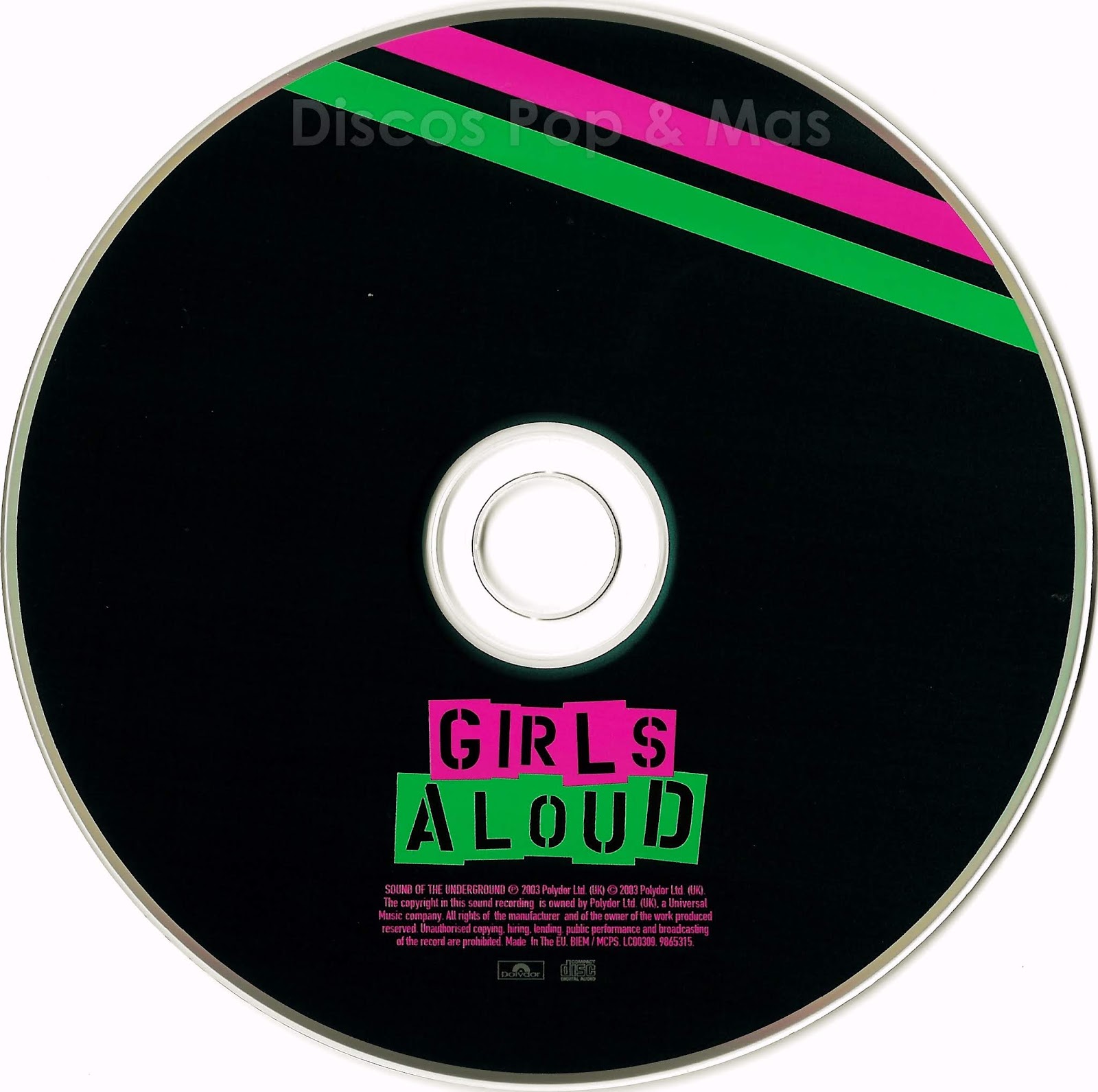 Discos Pop & Mas Girls Aloud Sound of the Underground