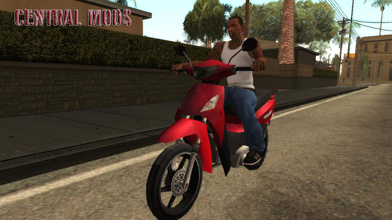 Honda Biz 125 2007 para GTA San Andreas - Jogos Palpite Digital