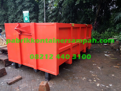 Pabrik Kontainer Sampah Kontainer Sampah 6 M3 Bak Terbuka Dan Bak
