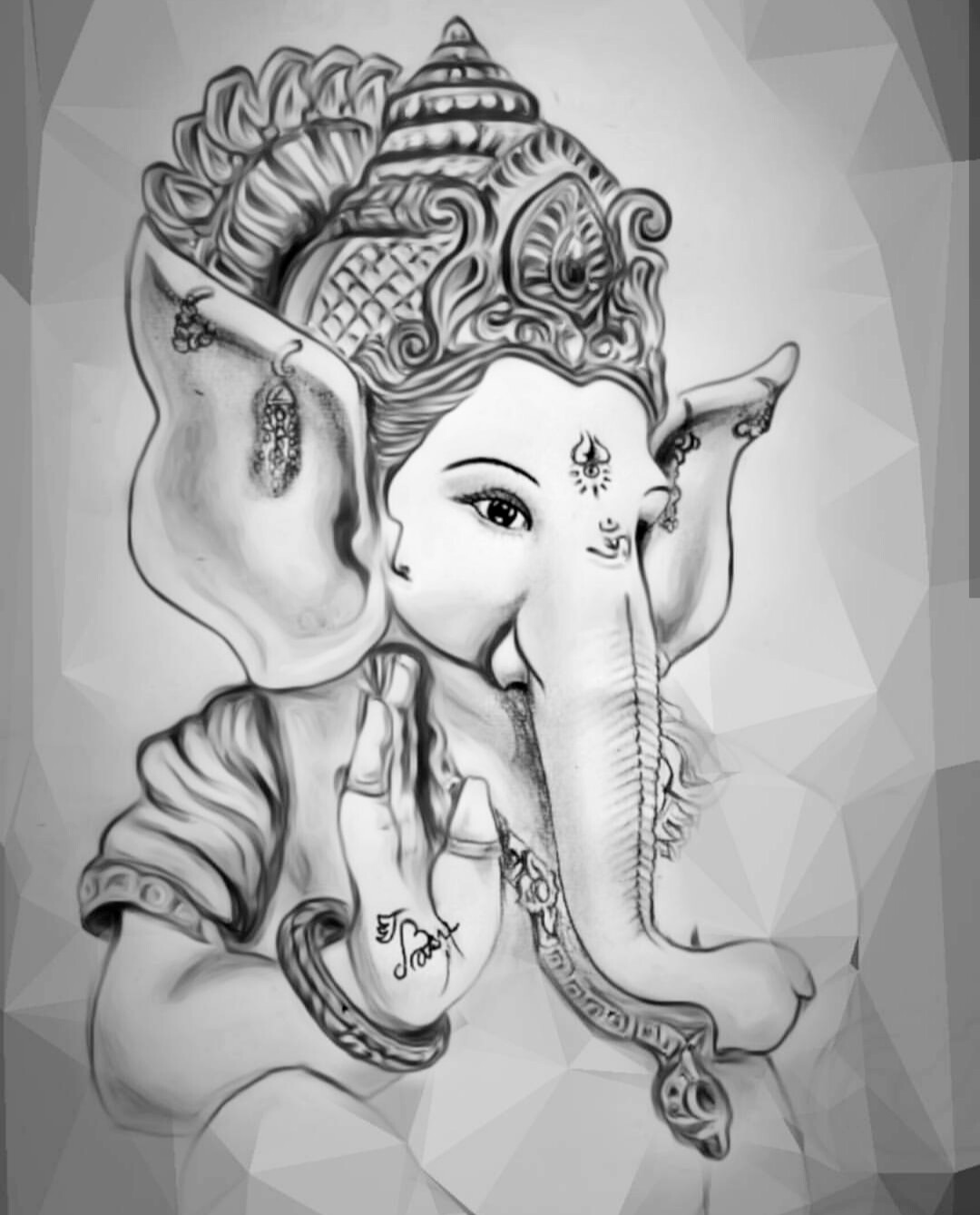 Update more than 162 ganapathi pencil drawing best