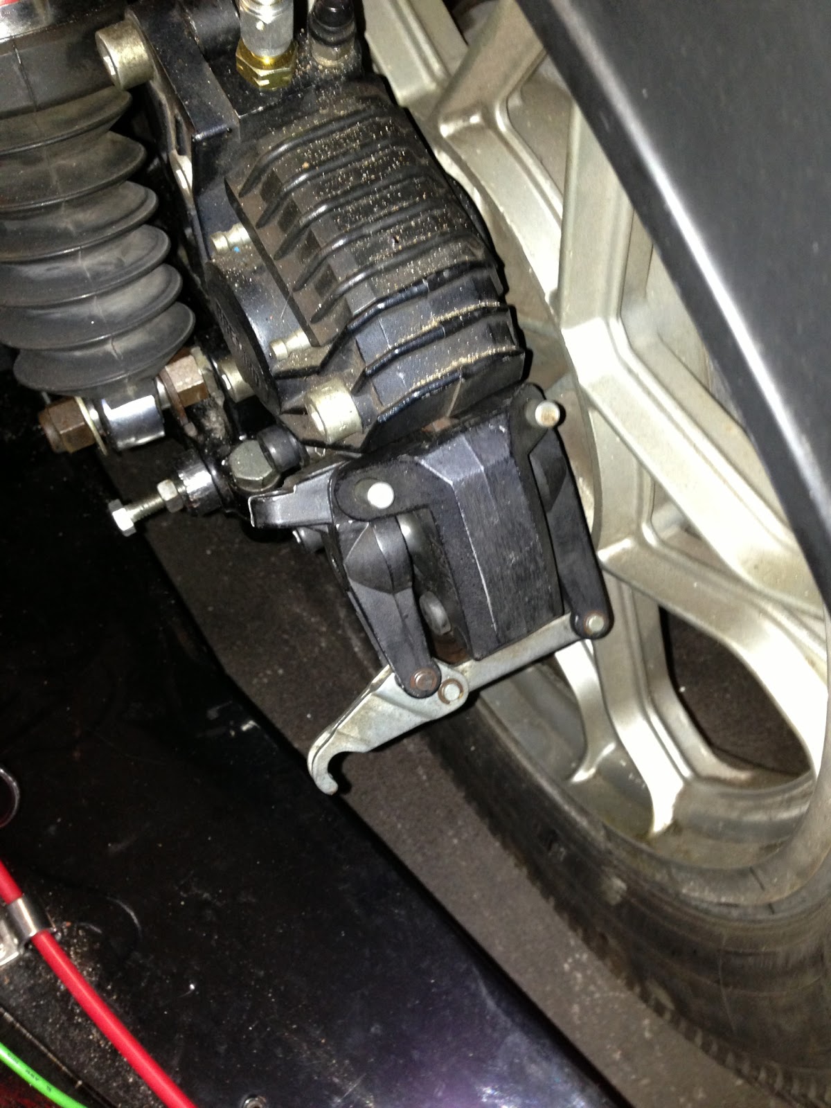 3 wheel car build PARKING BRAKE BUILD