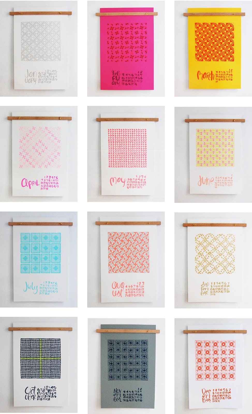 Linda & Harriett: Quilt Calendar