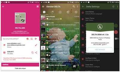 BBM Mod Delta Terbaru 2017 BBM Mod Delta Terbaru 2017
