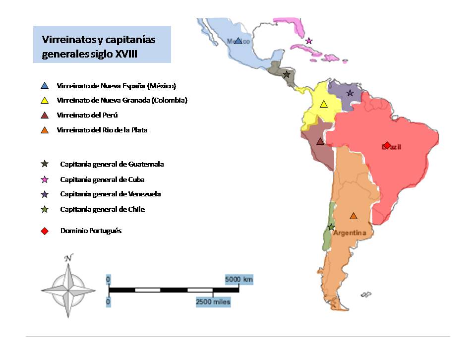 Didactica de la His: Division politico administrativa de las colonias ...