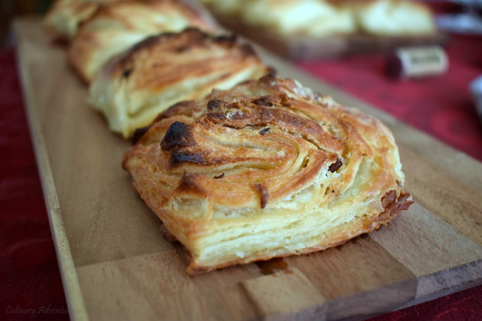 Laminated Bacon Biscuits