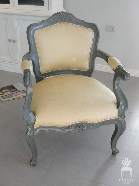 chair makeover, french chairs, chair before and after