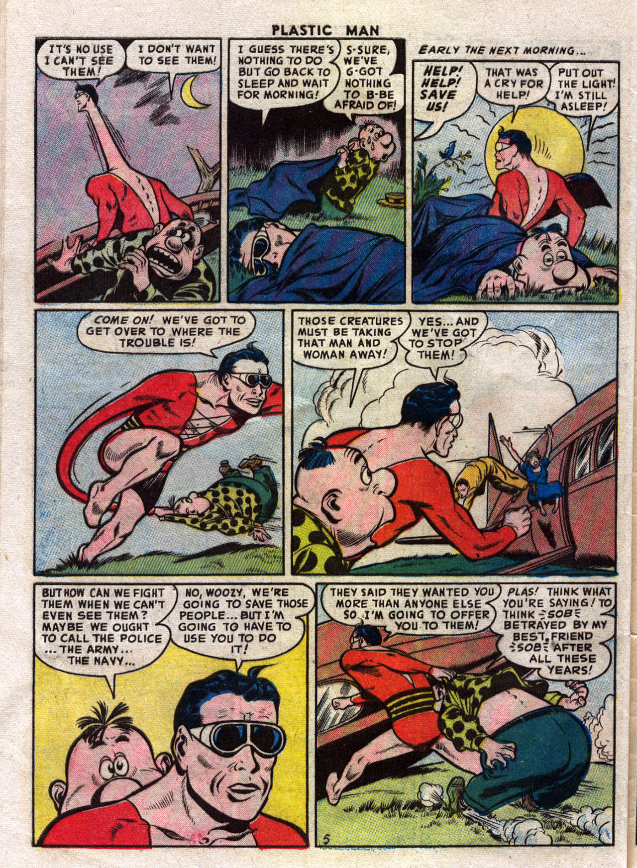 Read online Plastic Man (1943) comic -  Issue #45 - 30