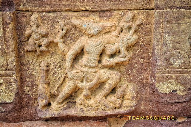 Bhu Varaha Swamy carved on temple wall