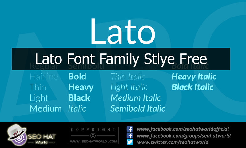 lato font family free download