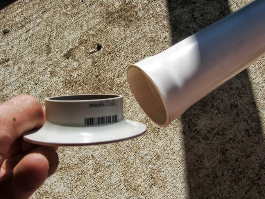 Grant Trebbin Flaring the End of A PVC Pipe