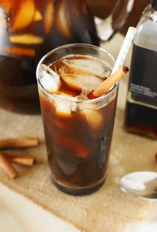 Maple Iced Coffee Made Easy {By the Glass or By the Pitcher} The