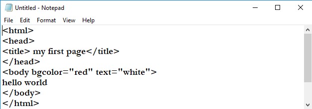 HTML WEB PAGE DESIGN - How to Create simple HTML web page