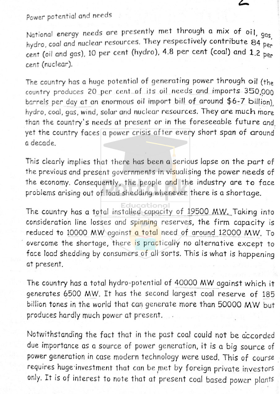 Energy crisis in pakistan essay with quotations picture