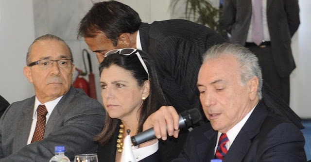 Resultado de imagem para roseana e temer