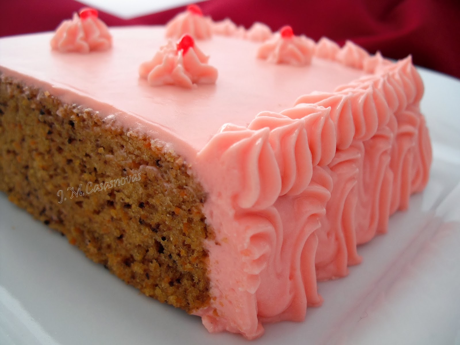 Dulce y SaladoMenorca Frosting de queso y chocolate blanco