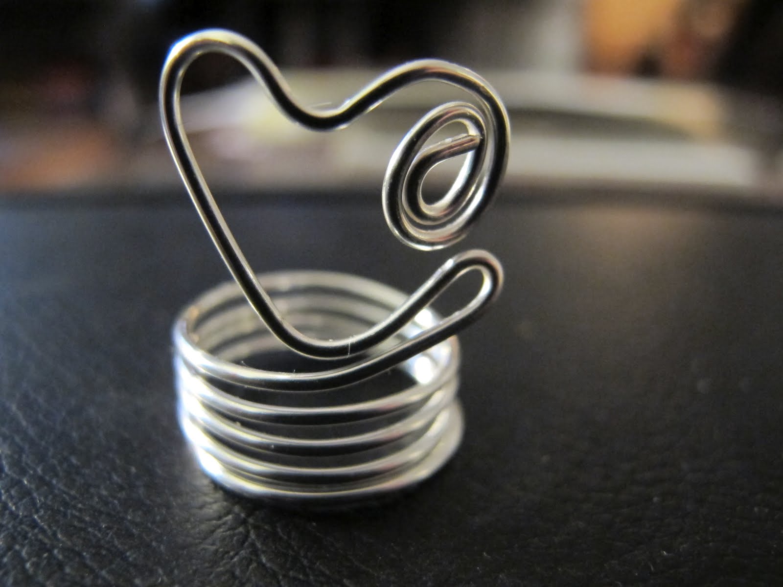 Naomi's Designs Handmade Wire Jewelry Playful Wire Wrapped Coil Ring