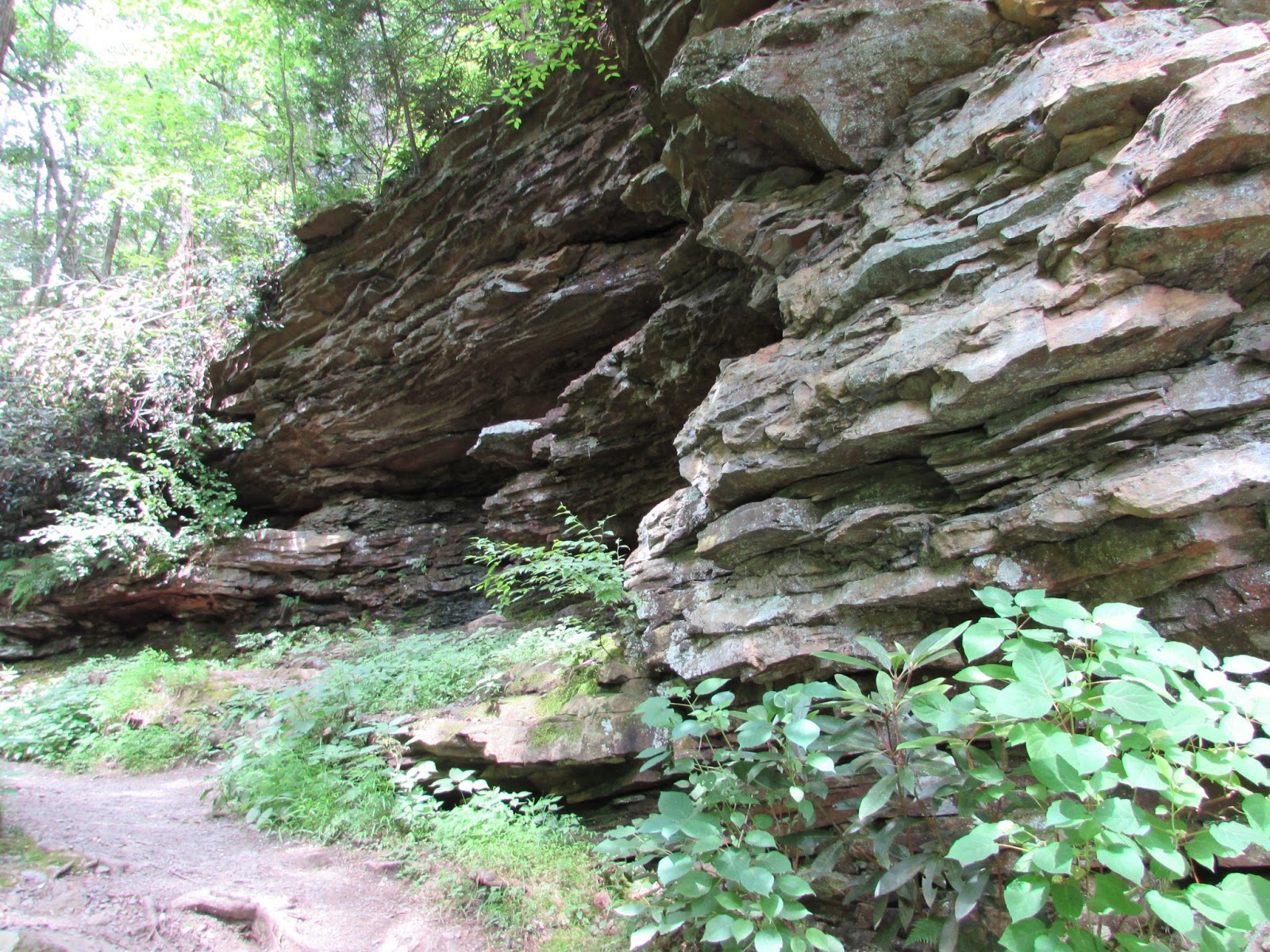Trough Creek State Park Copperous Rock, Balanced Rock, and Rainbow