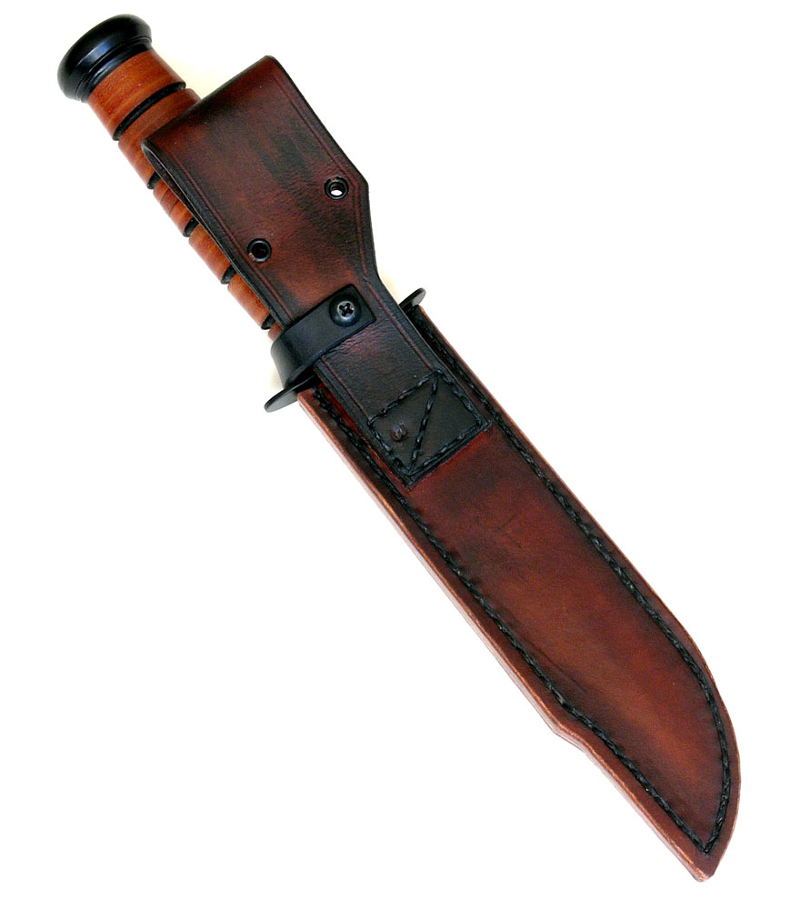California Custom Sheaths KaBar USMC Leather Sheath (110)