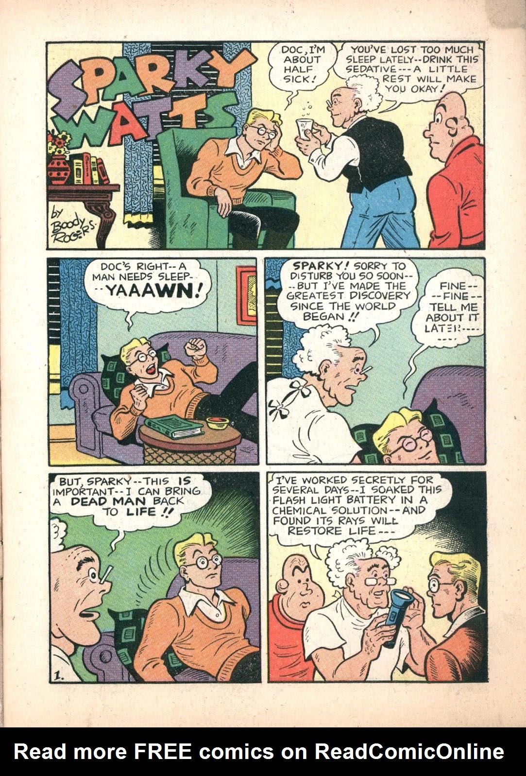 Read online Sparky Watts comic -  Issue #5 - 3