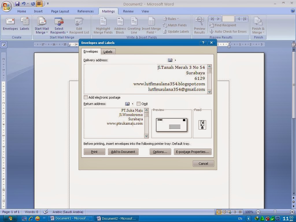 CARA MEMBUAT STEMPEL STIKER SURAT MELALUI MS WORD LENGKAP